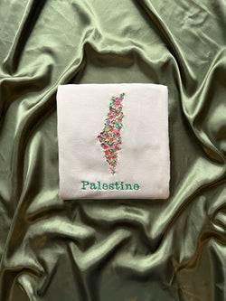 Floral Palestine Crewneck