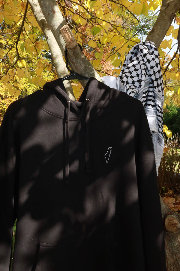 Tatreez Inspired Free Palestine Midweight Hoodie