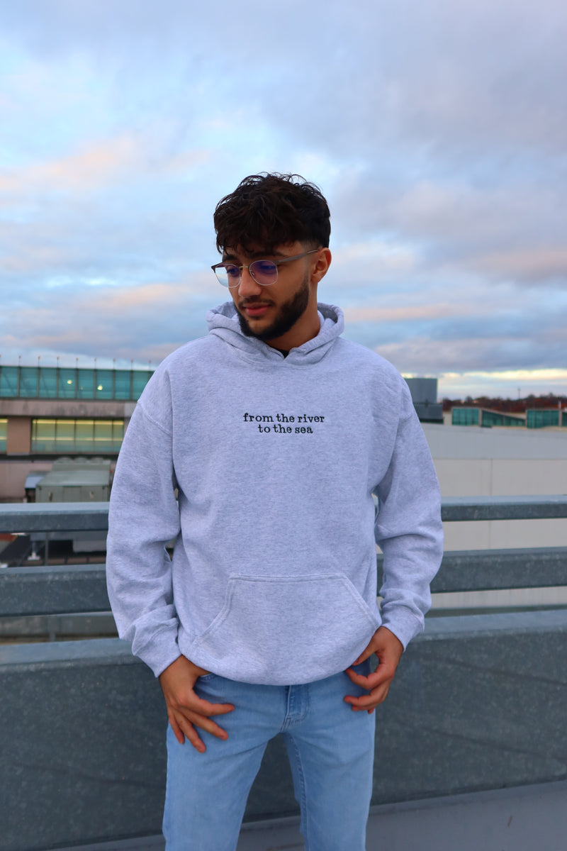 From the River to The Sea Embroidered Hoodie