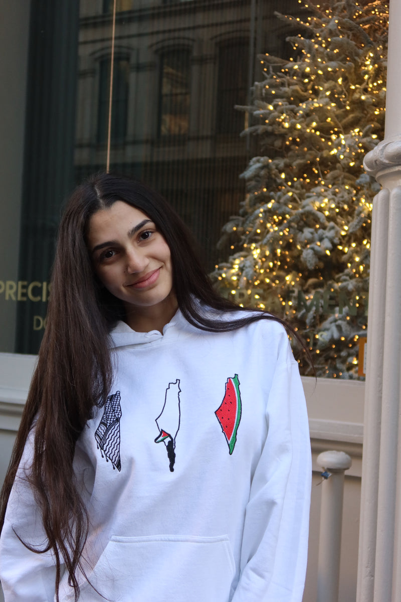 Palestinian Resistance Embroidered Hoodie