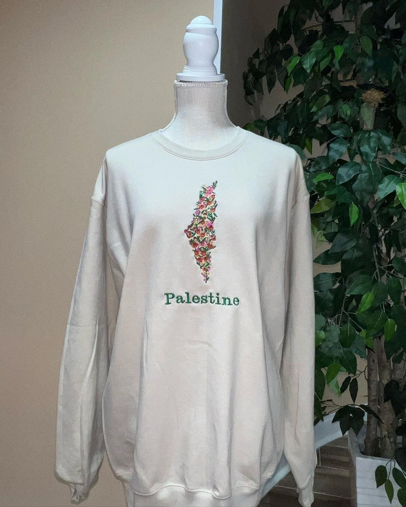 Floral Palestine Crewneck