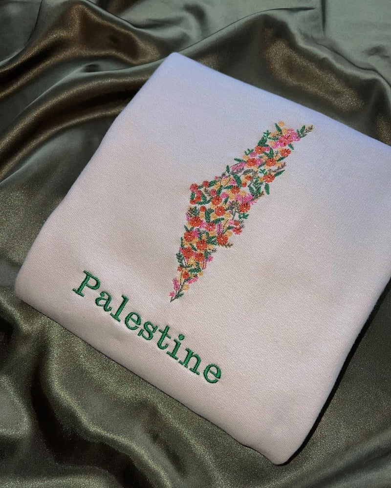 Floral Palestine Crewneck