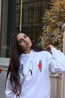 Palestinian Resistance Embroidered Hoodie