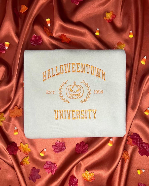 Halloweentown University Embroidered Sweater