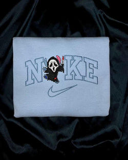 Ghostface Stitch Embroidered Sweater