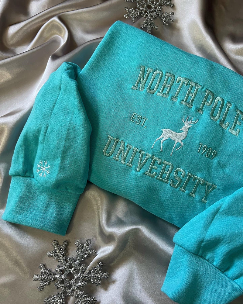 Northpole University Embroidered Sweater