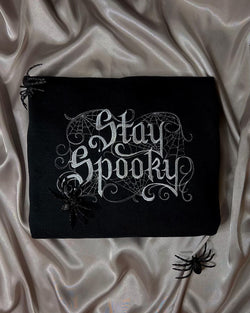 Stay Spooky Embroidered Sweater