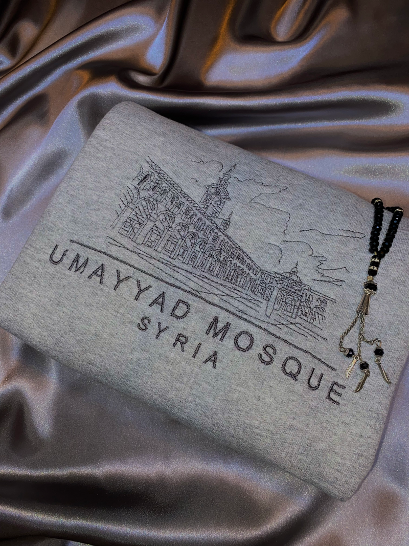 Umayyad Mosque Embroidered Crewneck