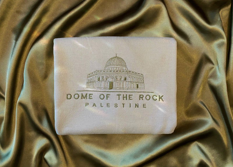 Dome of the Rock Embroidered Crewneck