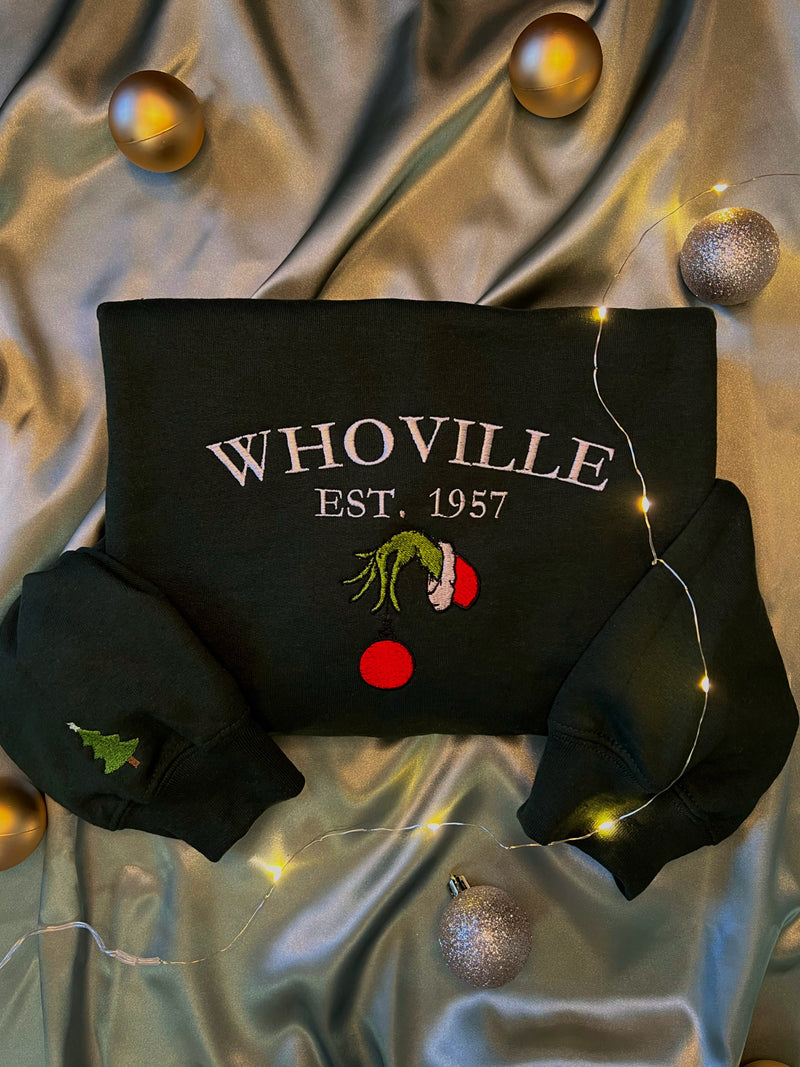 Whoville Embroidered Sweater