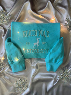 Northpole University Embroidered Sweater